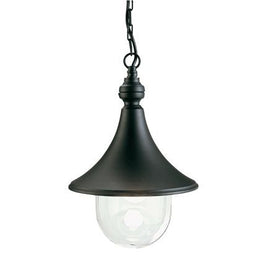 Sospensione Grande E27  linea lampara  nero