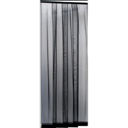 IRS Zanzariera porta finestra a Lamelle con contrappesi cm. 140x250 colore Nero