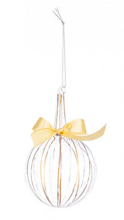 6x Sfera Vt Stripe Trasp Oro