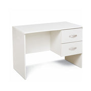 Scrivania 2 cassetti  Bianco Frassinato in legno nobilitato H.75x119x64 cm