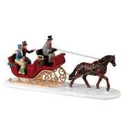 Lemax Scenic Sleigh Ride - Giro in slitta panoramico per villaggio di Natale
