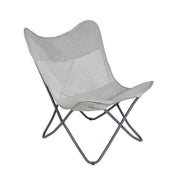 Sedia mare pieghevole in textilene Natural BUTTERFLY GABICCE 77.5x81x h89 cm iperbriko