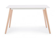 Tavolo legno bianco Michelangelo cm 120 x 80