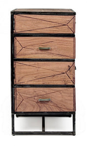 Specchio con cornice Illusion Nero  Cod.0242649