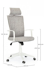 Poltrona ufficio grigio Gordon