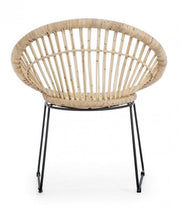 Poltrona rustica Cayes naturale