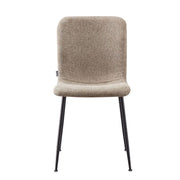 Sedia Patrug in tessuto beige  83x56x43 cm
