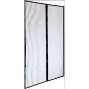 Zanzariera in Poliestere con Magneti cm 120x240 per porta Nero IRS