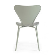 Sedia da pranzo in polipropilene Verde TESSA 50x49,5x h82 cm