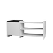 Scarpiera Sunno con Anta Bianco 44x100x35 cm