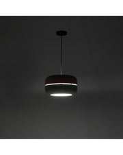 Lampada a sospensione Idra in metallo rosa e grigio STS