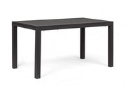 Tavolo da esterno allungabile in alluminio Antracite cm 140-210x77x h75
