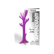 Albero Appendiabiti da terra piantana viola cm 42 x 170 h