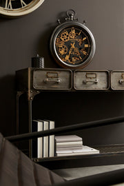 Orologio Parete Engrenage Nero D40