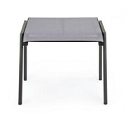 Poggiapiedi arredo giardino alluminio antracite Cruise cm 53 x 51 x 44