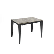 Tavolo allungabile con top in ceramica 120/170x80 cm