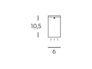 Faretto Plafone 4W Led 4000K  linea sino  bianco