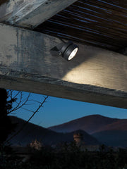 Faretto Orientabile in Alluminio Pressofuso - Luce Naturale - 20W - 1330 Lumen nero