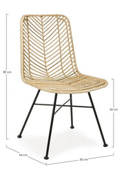 Sedia Lorena Naturale  BZ