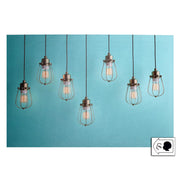 Quadro led lampadine cm60x40x1,8