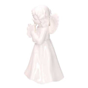Angelo ceramica bianco con lira cm12x10h20,5