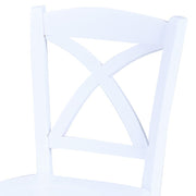 Sedia in legno di faggio bianca seduta in multistrato 45x45xh.89 cm EFFEZ