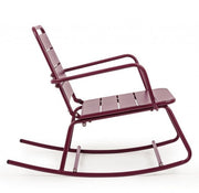 Sedia a dondolo bordeaux bizzotto lillian