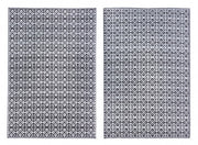 Tappeto Tirrenia Nero-Bia 120X180