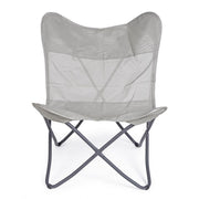 Sedia mare pieghevole in textilene Natural BUTTERFLY GABICCE 77.5x81x h89 cm iperbriko