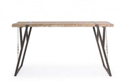 Tavolo bar stile industrial Blocks 200x54 cm