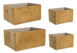 4x Set4 Cesta Averill Ocra