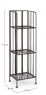 Scaffale 3P Ray Marrone 34X30X114H
