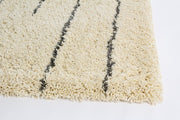 Tappeto Linee Avorio 140x200 in cotone