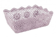 4x Cesta Uncinetto Rett Lilla Xl