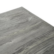 Top tavolo in resina per esterno grigio