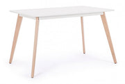 Tavolo legno bianco Michelangelo cm 120 x 80