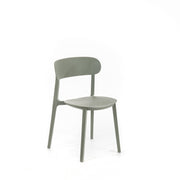 Sedia in polipropilene grigio chiaro 48x52x77,5h cm