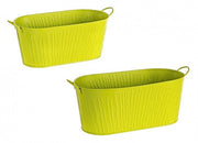 4x Set2 C.Vaso Corteccia C-Manico Ov Verde