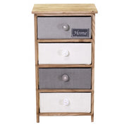 Cassettiera Brenda bottone 4 cassetti cm40x29xh73