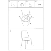 Sedia salotto design  velluto e metallo oro rotterdam grigio