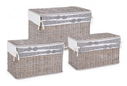 Set3 P.Oggetti Elegantly Rett Grigio