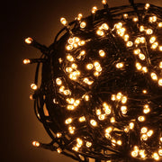 Rete 400 led luce bianco caldo al. fissa cm400x150