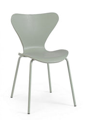 Sedia da pranzo in polipropilene Verde TESSA 50x49,5x h82 cm
