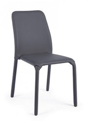 4x Sedia Pathos Pu grigio  Cod.0731798