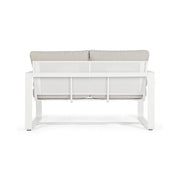 Divano per esterno due posti Bianco MERRIGAN 134x78x h84 cm