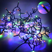 Luce filo 500 mini led multicolore controller cm1000 al. fissa uso esterno