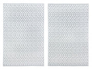 Tappeto Rombo Grig-Bia 120X180