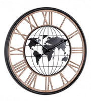 Orologio parete legno Ticking diametro 70 altezza cm 5