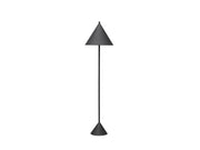 Lampada da terra in metallo nero D40xD40x156h cm
