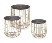Set 3 Tavolini Contenitori di design Mariam